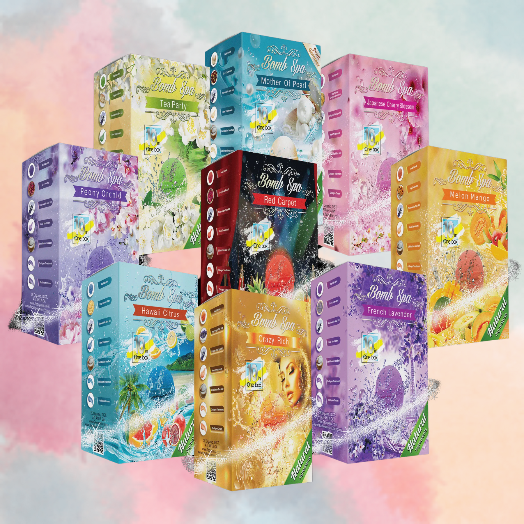 Experience Ultimate Relaxation with 2E Organic Bomb Spa 10-in-1!