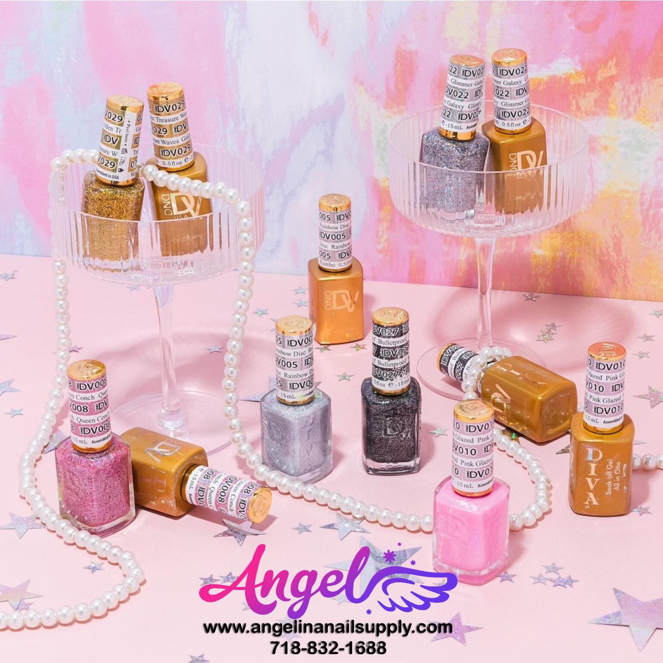 DIVA 288 colors - Angelina Nail Supply NYC