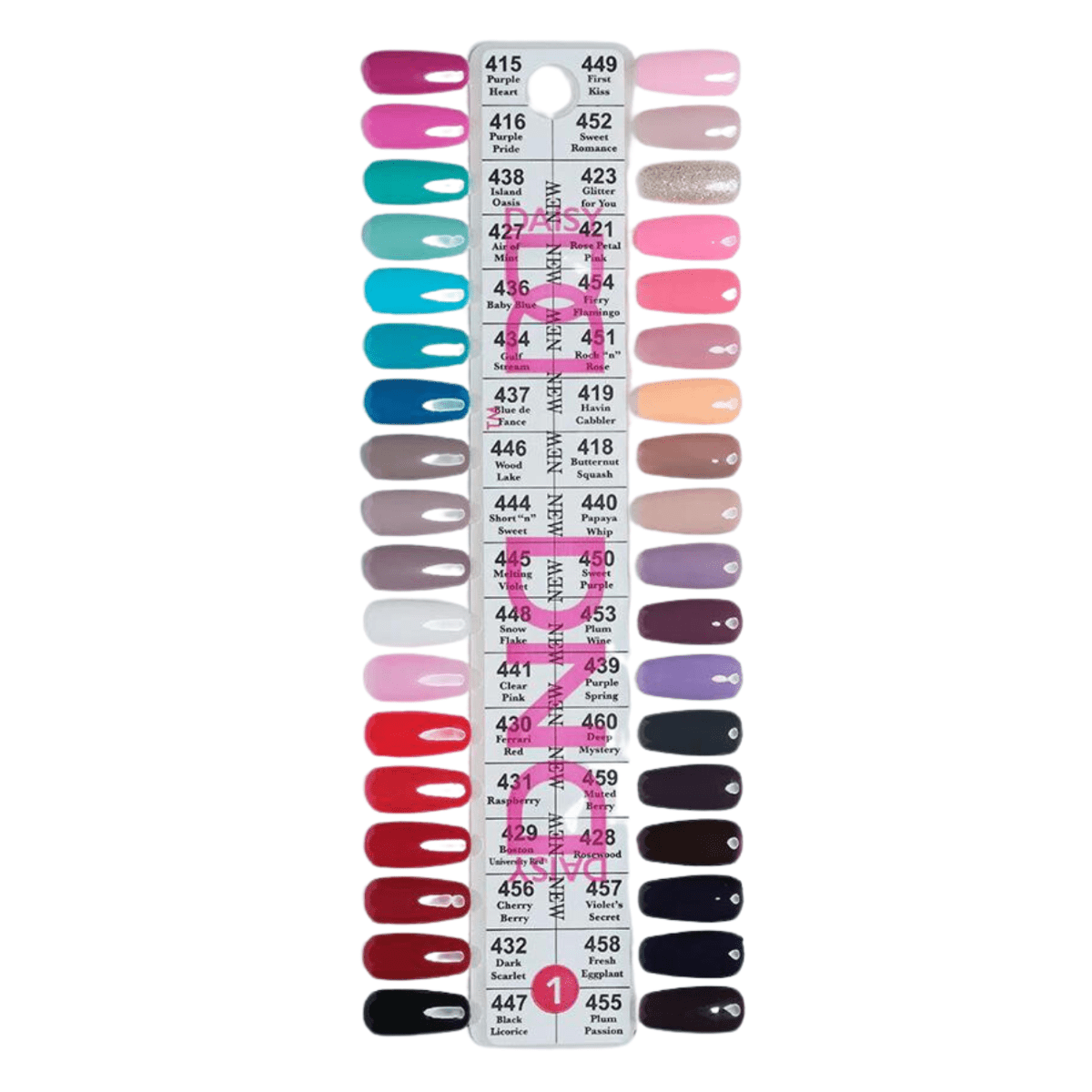 DND & DC, DIVA Color Swatches - Angelina Nail Supply NYC