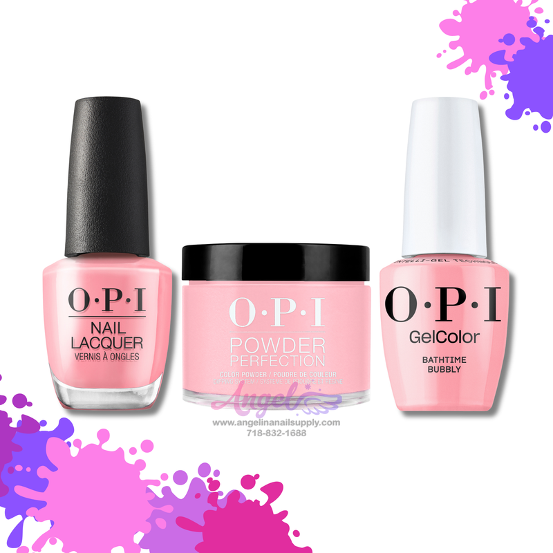 OPI 3in1 combo DP-GC-NL S065 Bathtime Bubbly