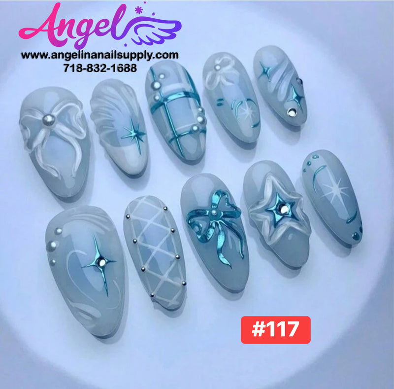 Angelina Handmade Custom Press-On | #090-#119