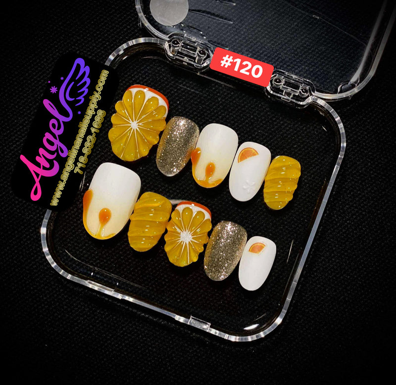 Angelina Handmade Custom Press-On | #120-#149