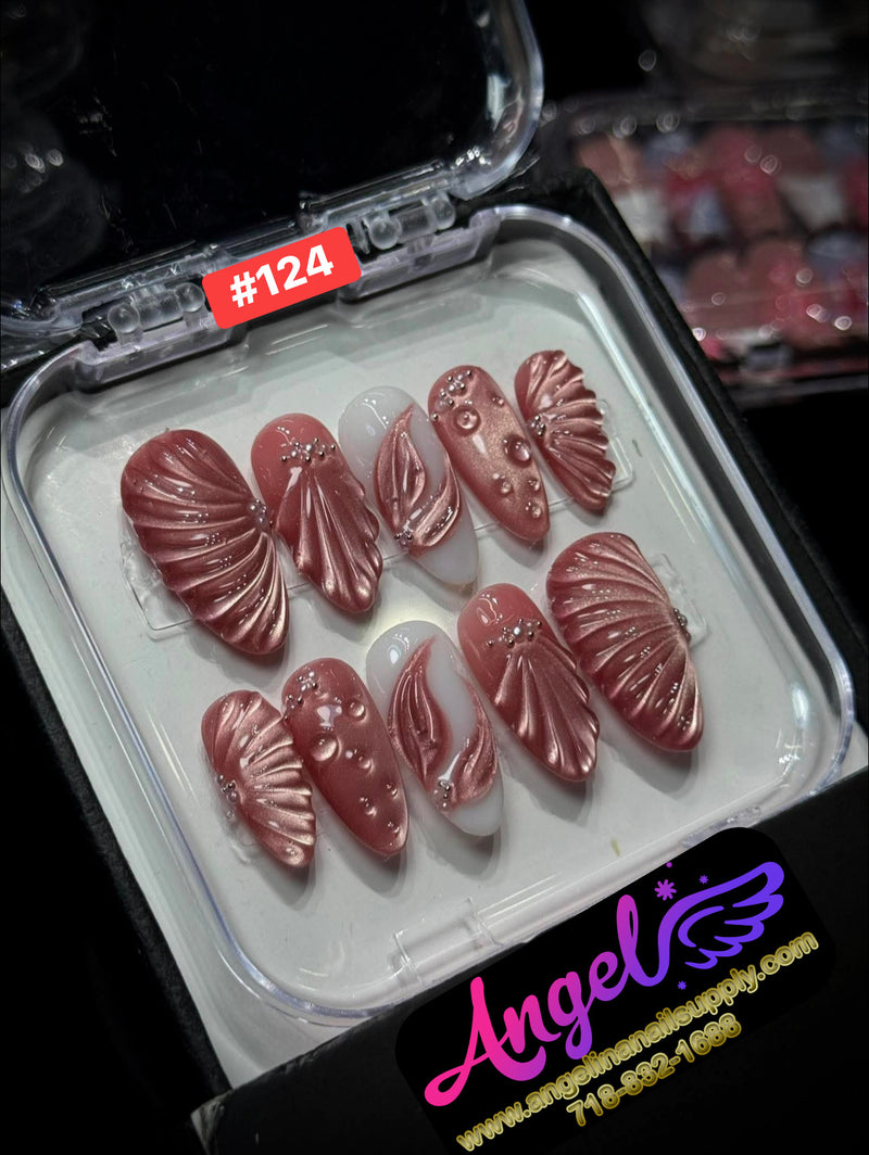 Angelina Handmade Custom Press-On | #120-#149