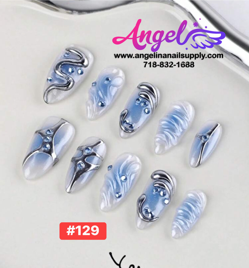 Angelina Handmade Custom Press-On | #120-#149