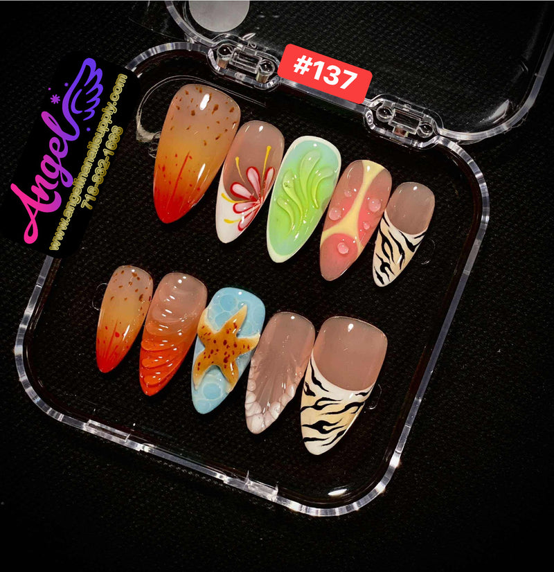 Angelina Handmade Custom Press-On | #120-#149