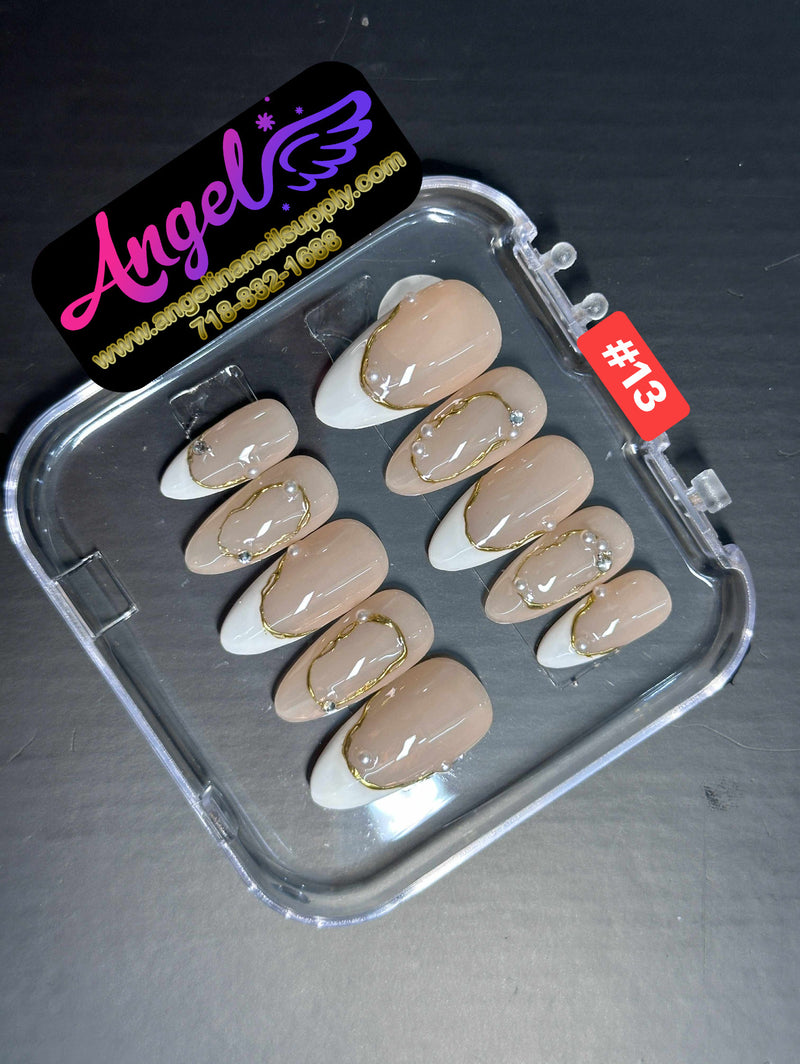 Angelina Handmade Custom Press-On | #001-#029