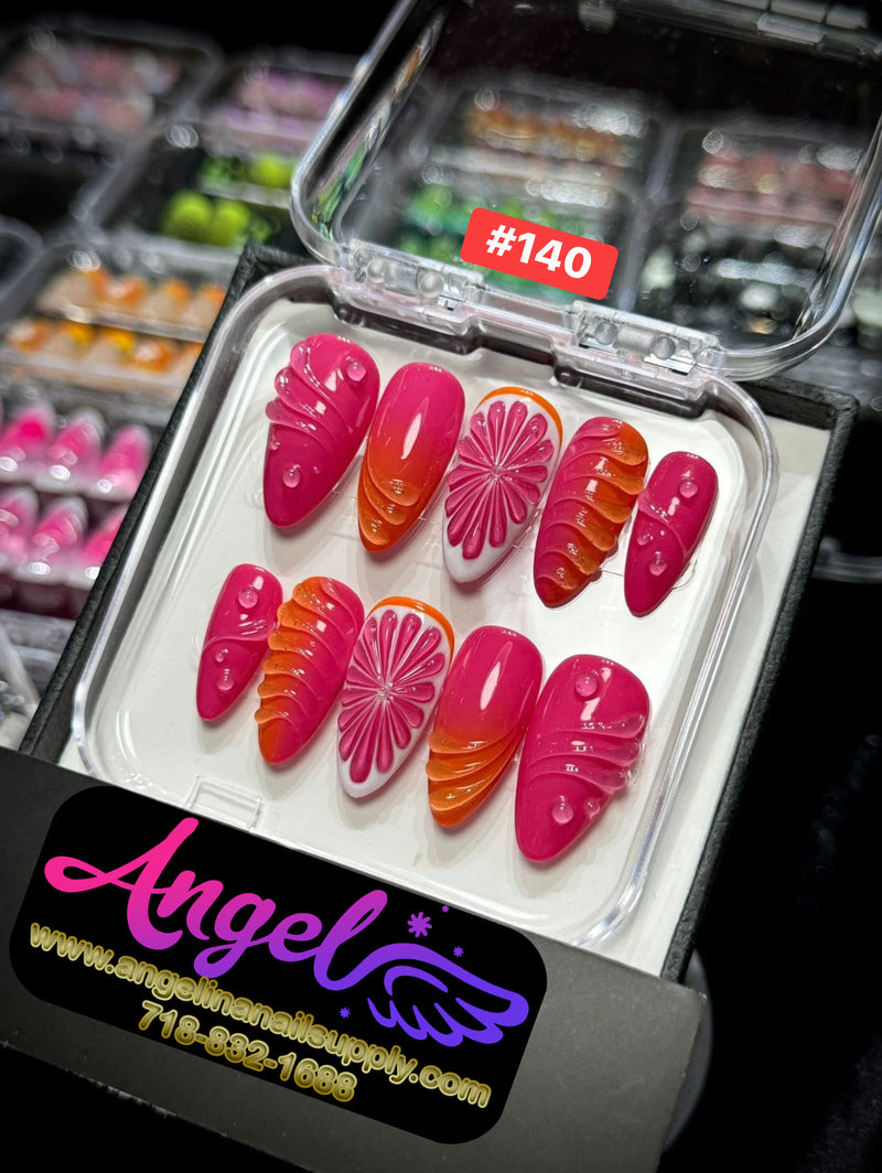 Angelina Handmade Custom Press-On | #120-#149