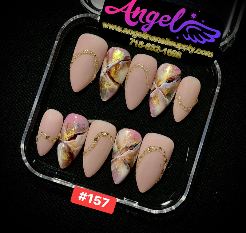 Angelina Handmade Custom Press-On | #150-#179