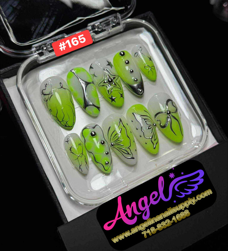 Angelina Handmade Custom Press-On | #150-#179