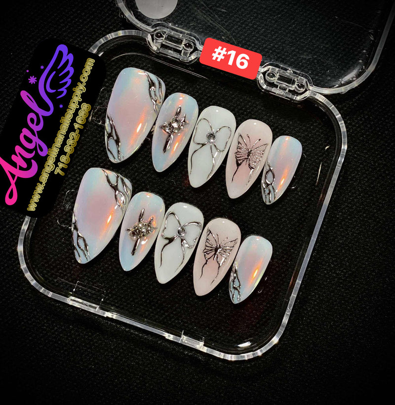 Angelina Handmade Custom Press-On | #001-#029