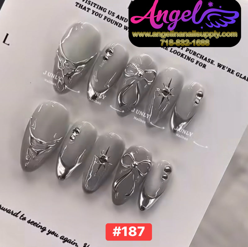 Angelina Handmade Custom Press-On | #180-#209