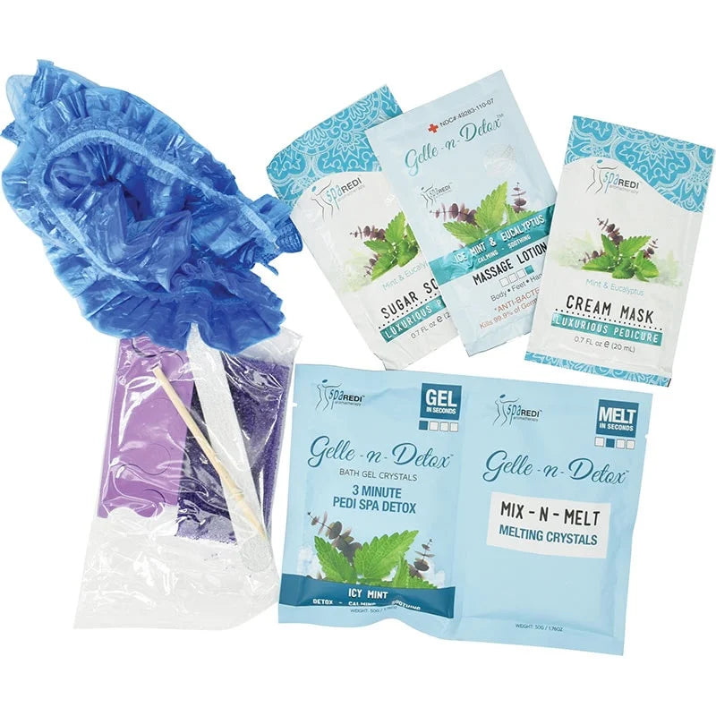 Bộ dụng cụ chăm sóc móng chân 10 trong 1 Gelle-n-Detox