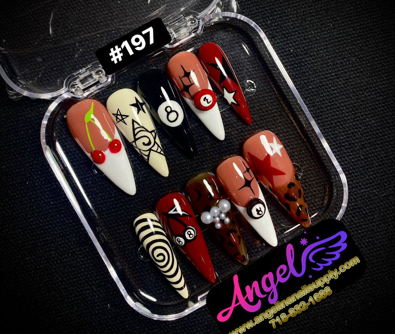 Angelina Handmade Custom Press-On | #180-#209