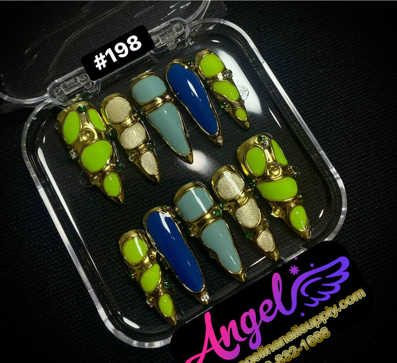 Angelina Handmade Custom Press-On | #180-#209