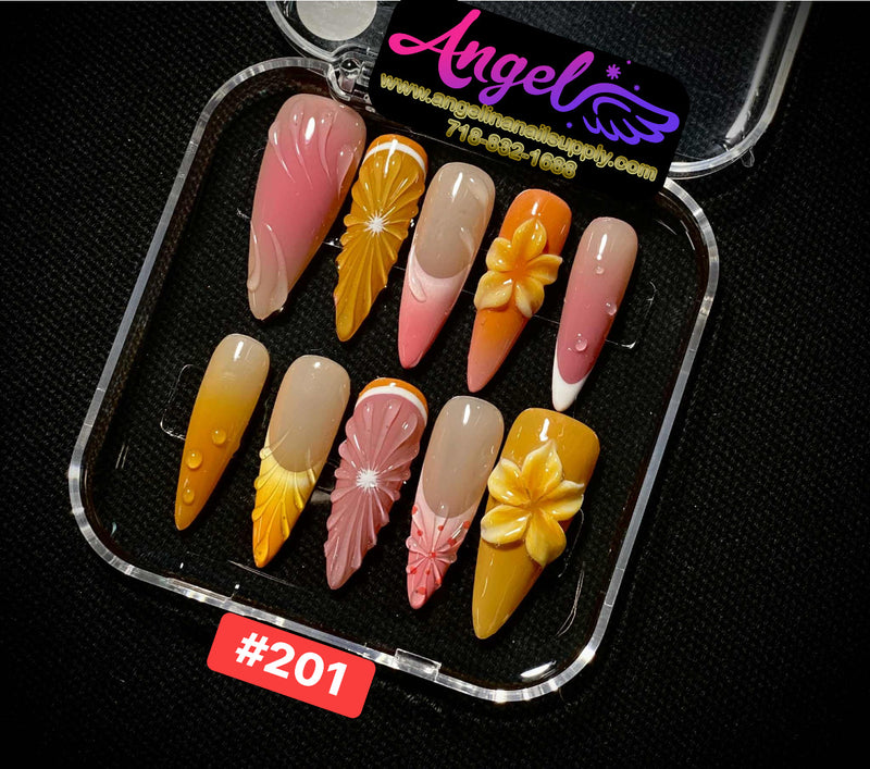 Angelina Handmade Custom Press-On | #180-#209