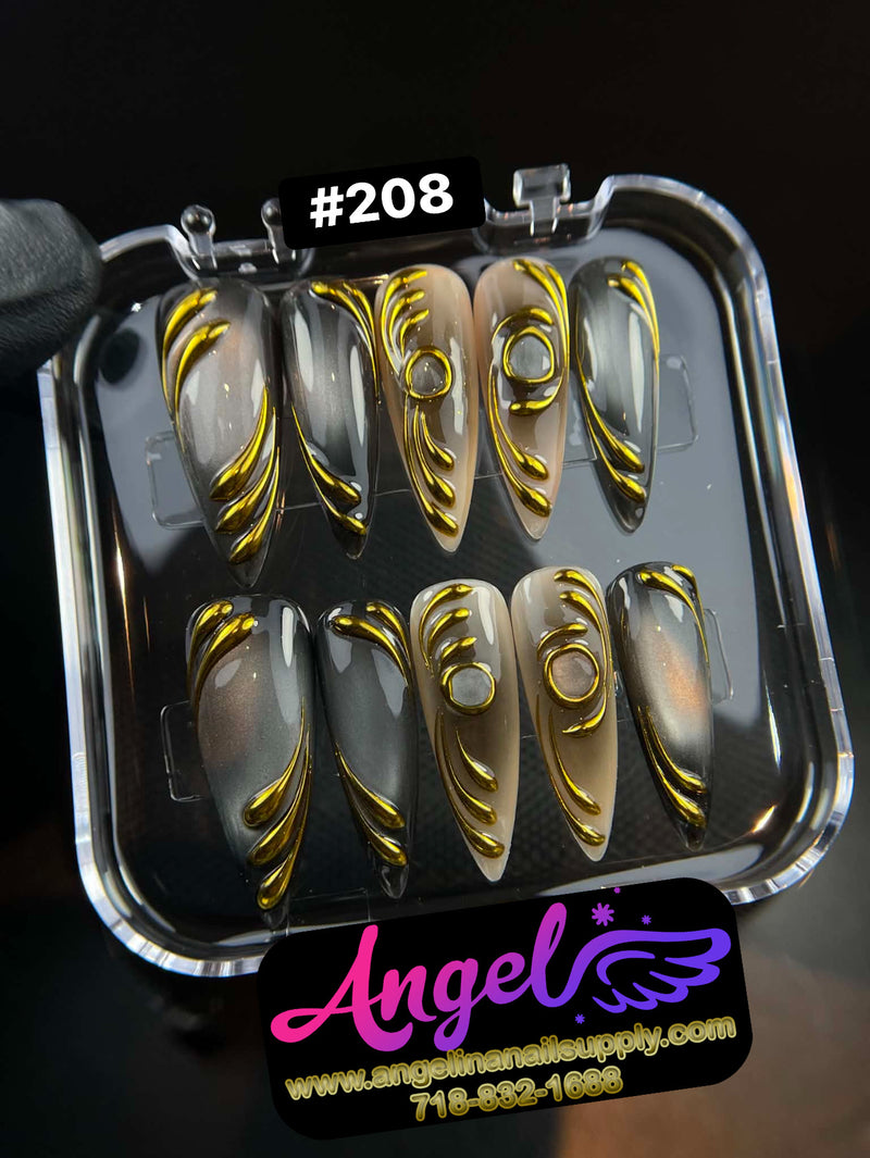 Angelina Handmade Custom Press-On | #180-#209