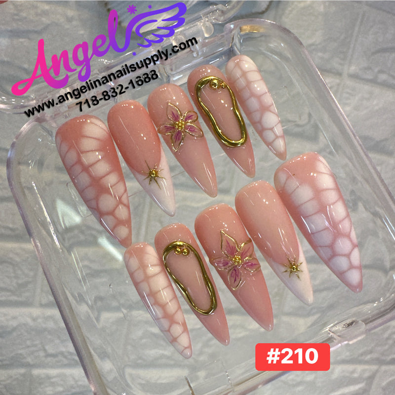 Angelina Handmade Custom Press-On | #210-#239