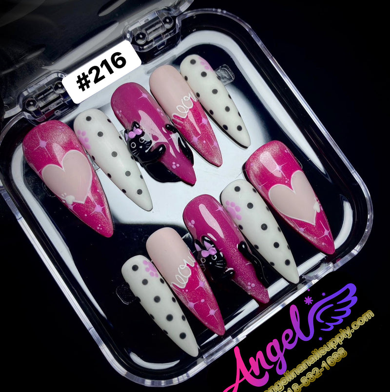 Angelina Handmade Custom Press-On | #210-#239