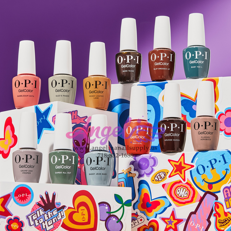 OPI Gel Color - What's Your Mani-tude? Collection 12 Colors & 1 Base Gel 1 Top Gel| Fall 2025