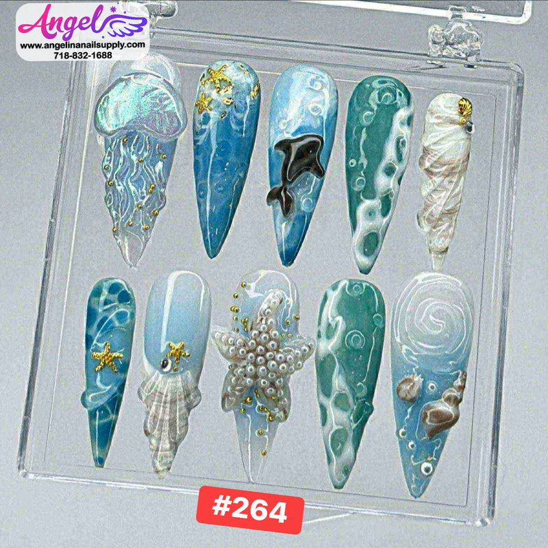 Angelina Handmade Custom Press-On | #240-#269