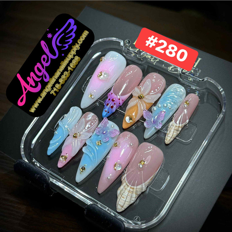 Angelina Handmade Custom Press-On | #270-#299