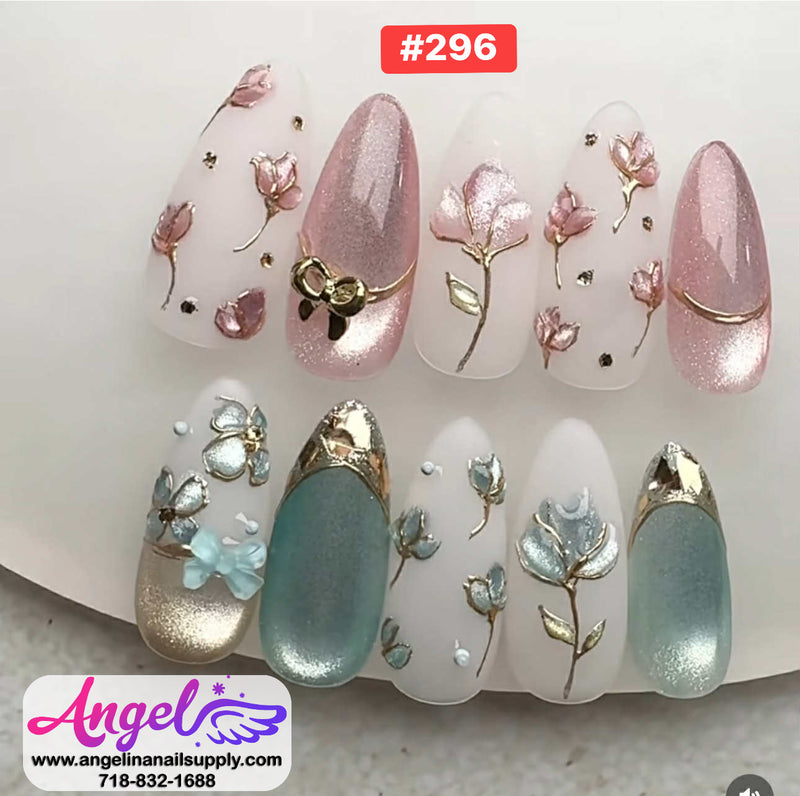 Angelina Handmade Custom Press-On | #270-#299