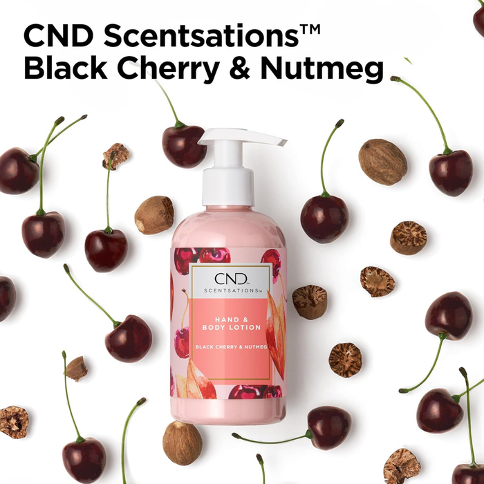 CND Scentsations Lotion - Black Cherry & Nutmeg