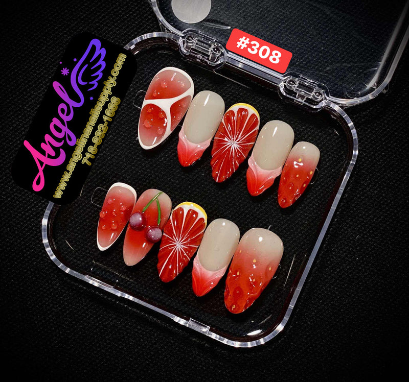 Angelina Handmade Custom Press-On | #300-#339