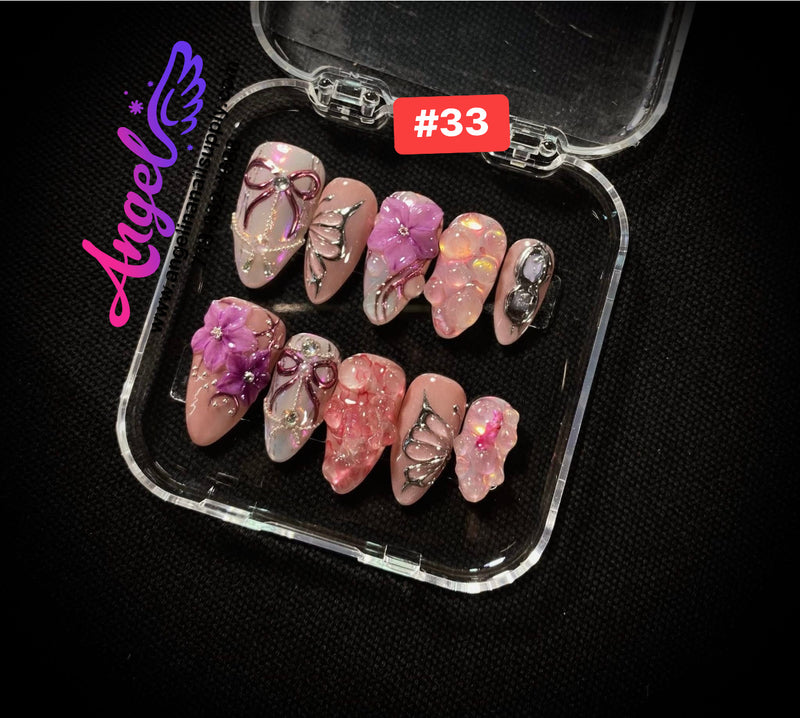 Angelina Handmade Custom Press-On | #030-#059