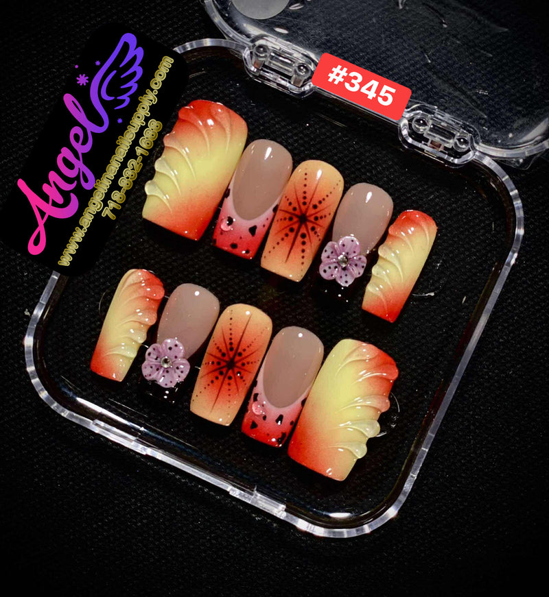 Angelina Handmade Custom Press-On | #330-#359