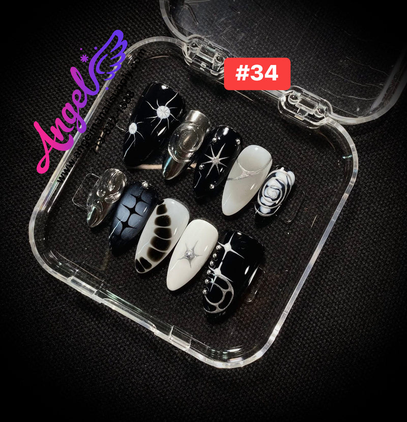 Angelina Handmade Custom Press-On | #030-#059