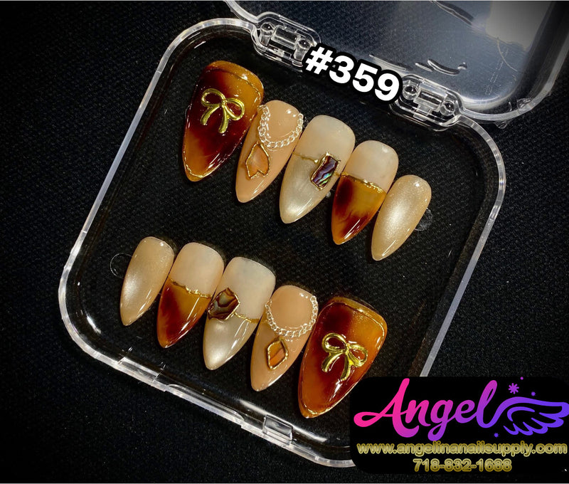 Angelina Handmade Custom Press-On | #330-#359