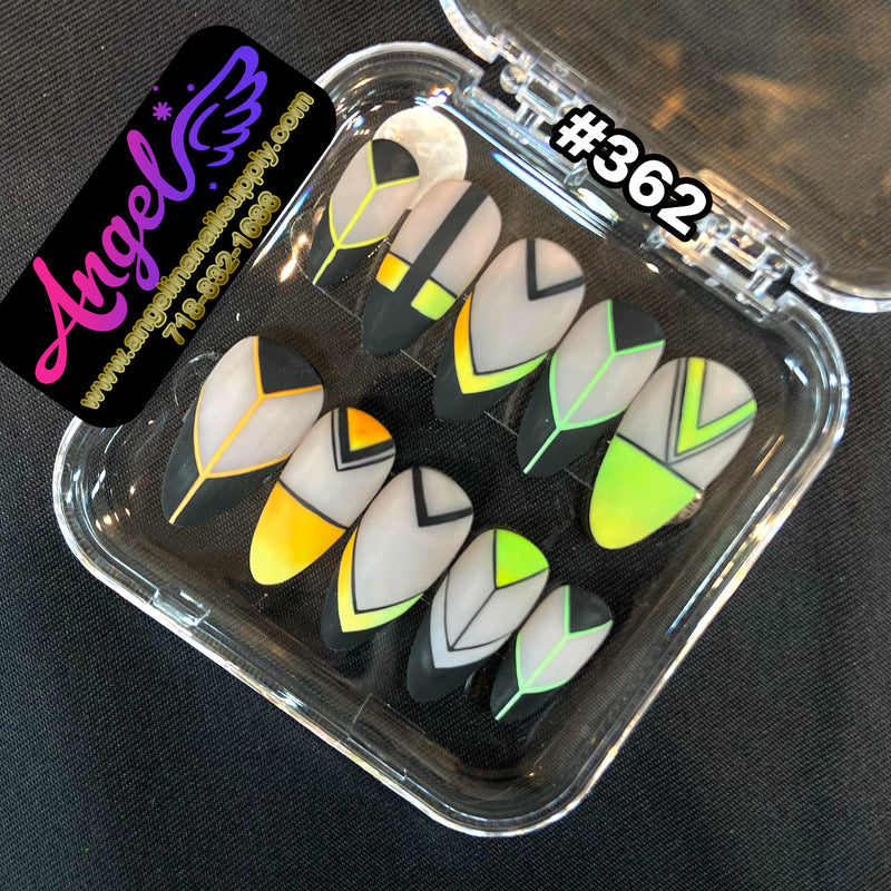 Angelina Handmade Custom Press-On | #360-#389