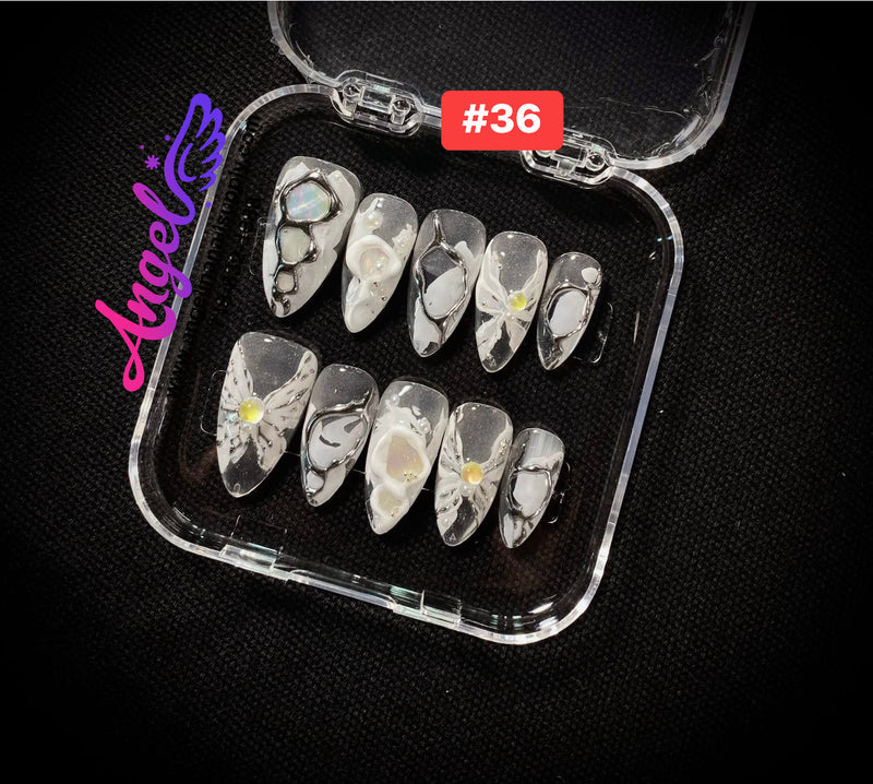 Angelina Handmade Custom Press-On | #030-#059