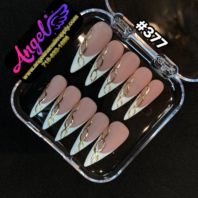 Angelina Handmade Custom Press-On | #360-#389