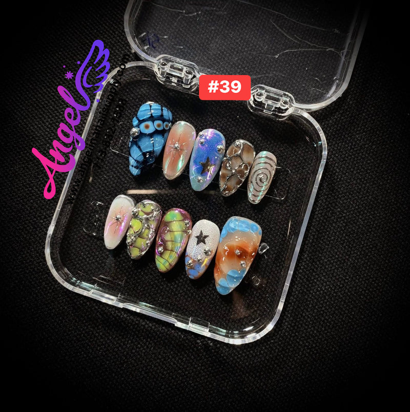 Angelina Handmade Custom Press-On | #030-#059