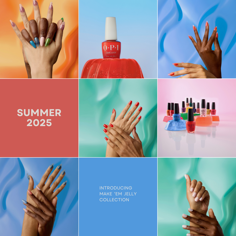 OPI Gel Color - Make'em Jelly Collection 12 Colors & 1 Base Gel 1 Top Gel | Summer 2025