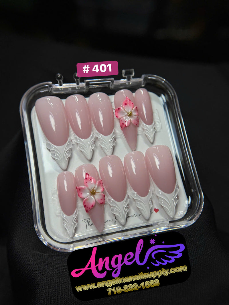 Angelina Handmade Custom Press-On | #390-#419