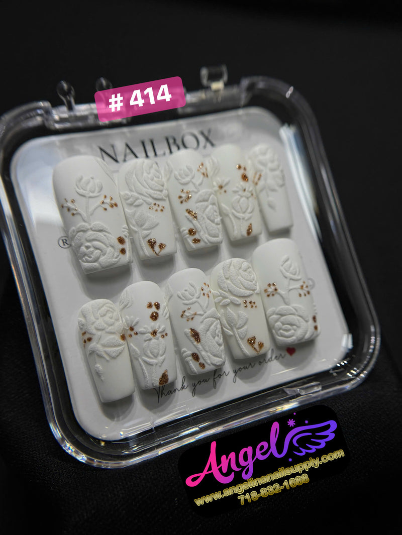 Angelina Handmade Custom Press-On | #390-#419