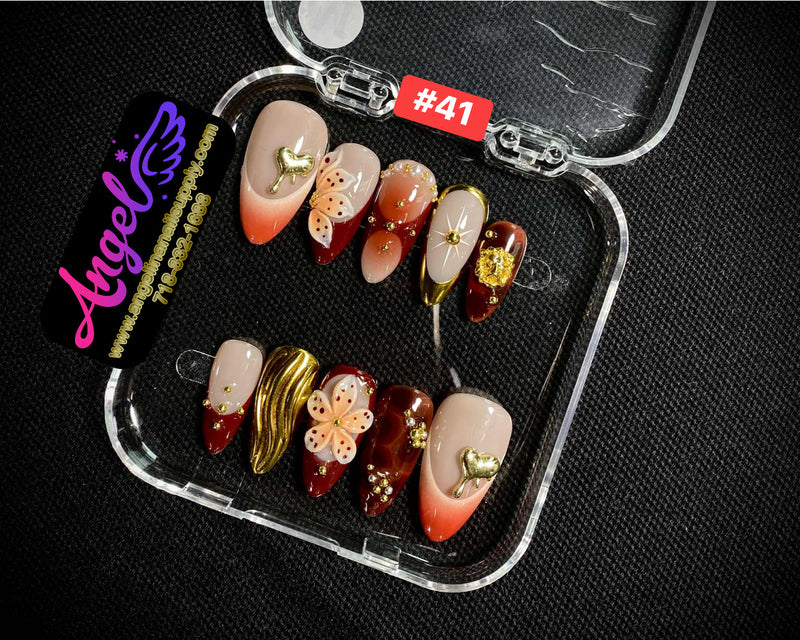 Angelina Handmade Custom Press-On | #030-#059