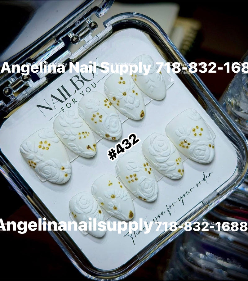 Angelina Handmade Custom Press-On | #420-#449