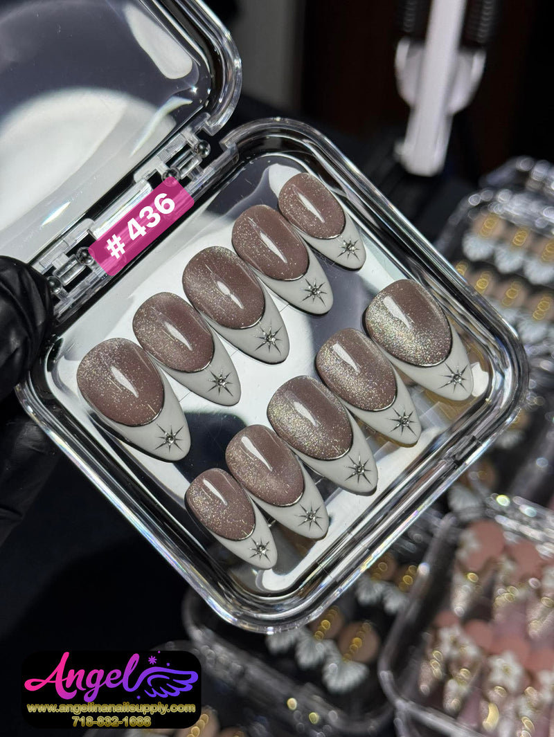 Angelina Handmade Custom Press-On | #420-#449