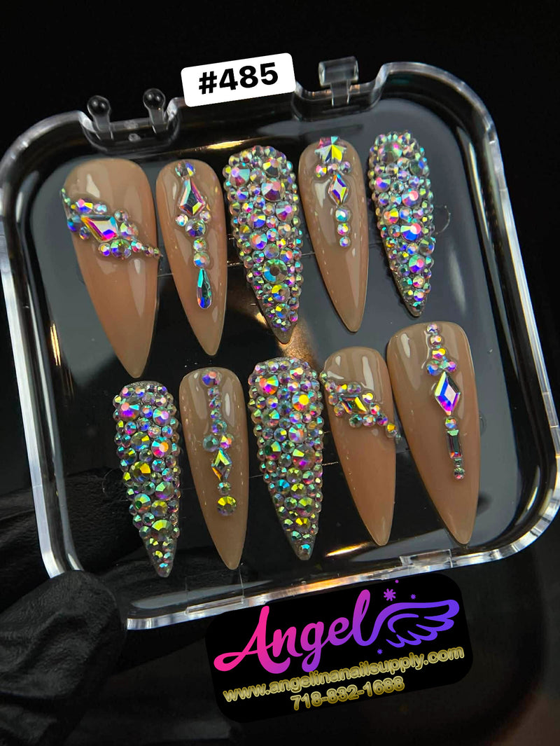 Angelina Handmade Custom Press-On | #480-#509