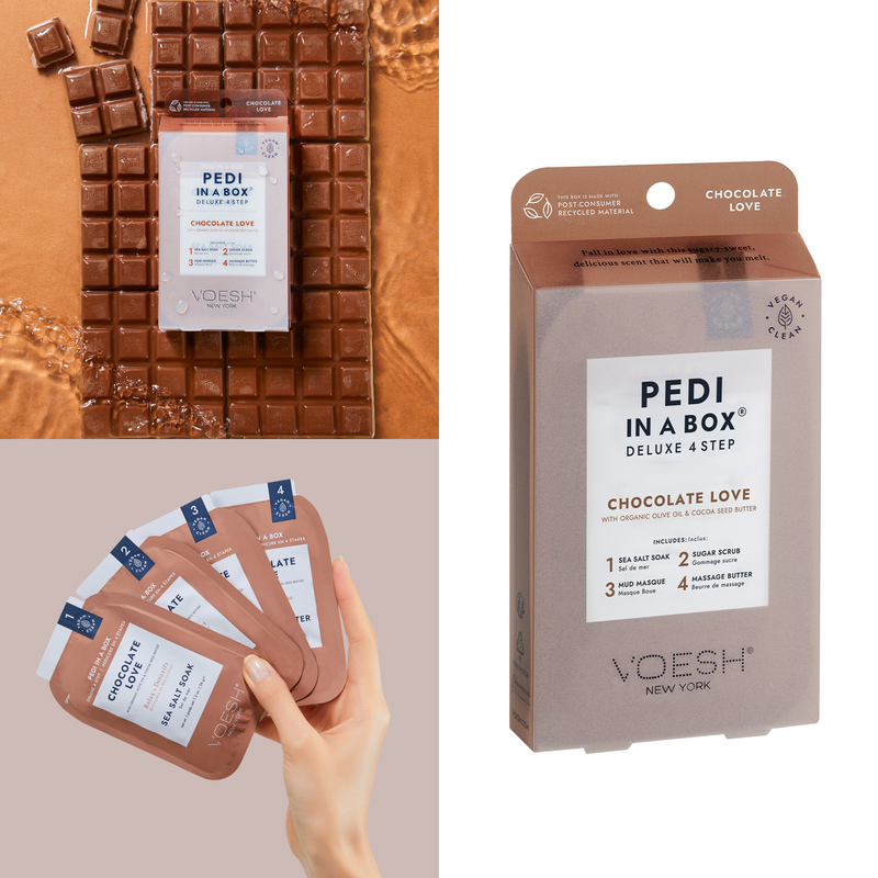 VOESH - Pedi in a Box Chocolate Love (hộp)