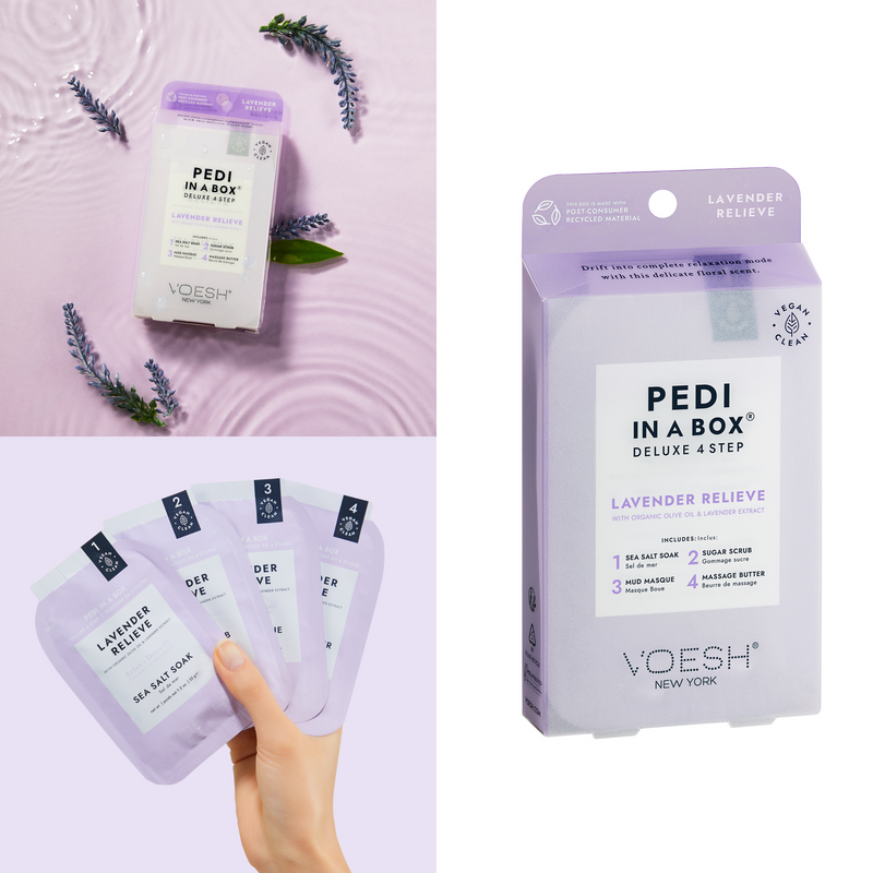 VOESH - Pedi in a Box Lavender Relieve (hộp)