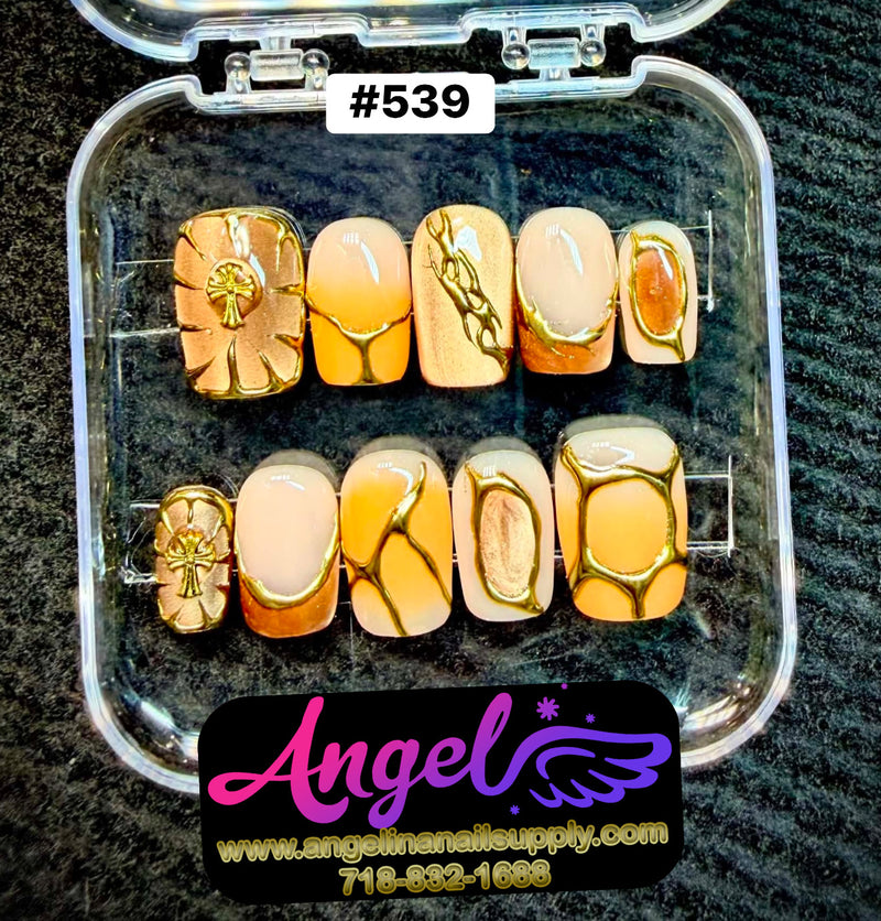 Angelina Handmade Custom Press-On | #510-#539