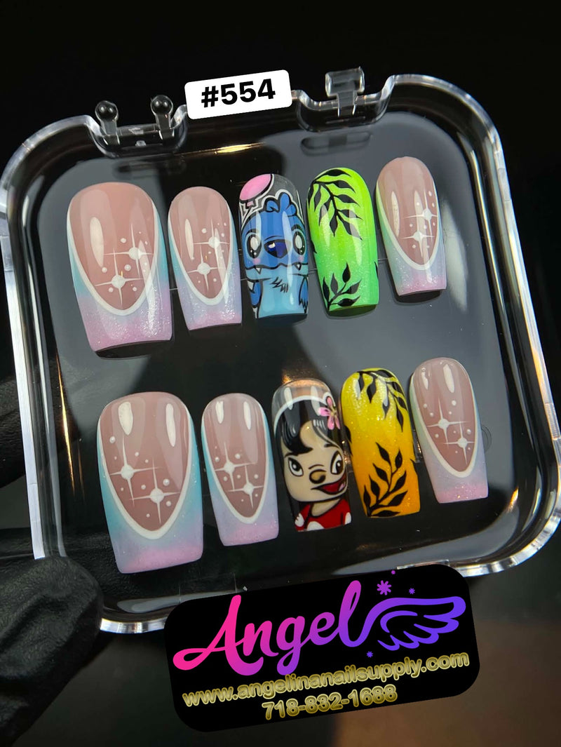 Angelina Handmade Custom Press-On | #554