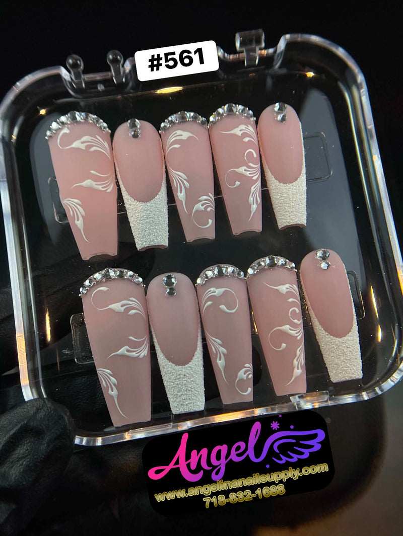 Angelina Handmade Custom Press-On | #561