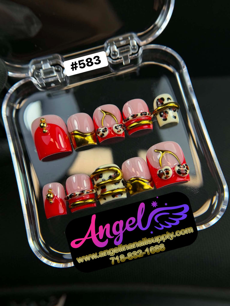 Angelina Handmade Custom Press-On | #583