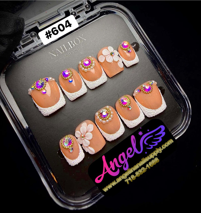 Angelina Handmade Custom Press-On | #604
